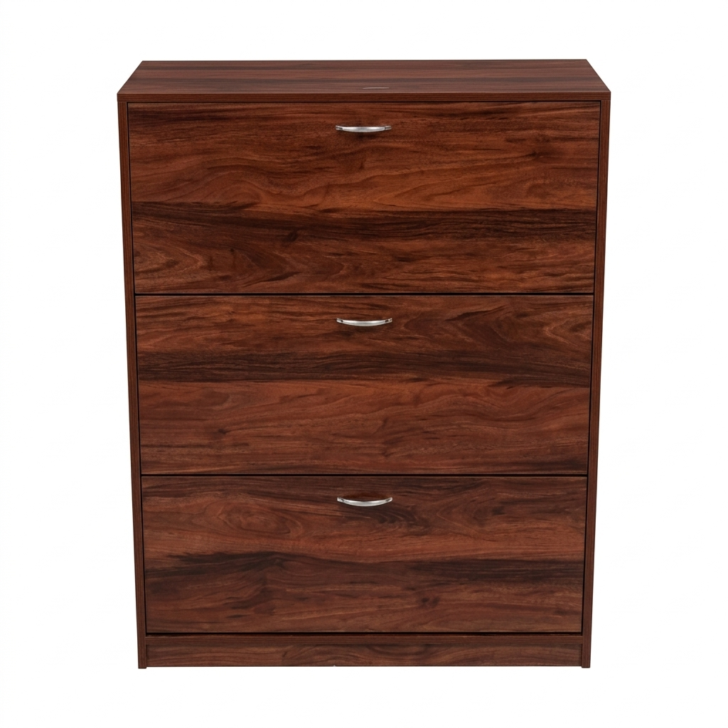 SHOE CUPBOARD ORIENT 37x16x51- MELAMINE / BRW
