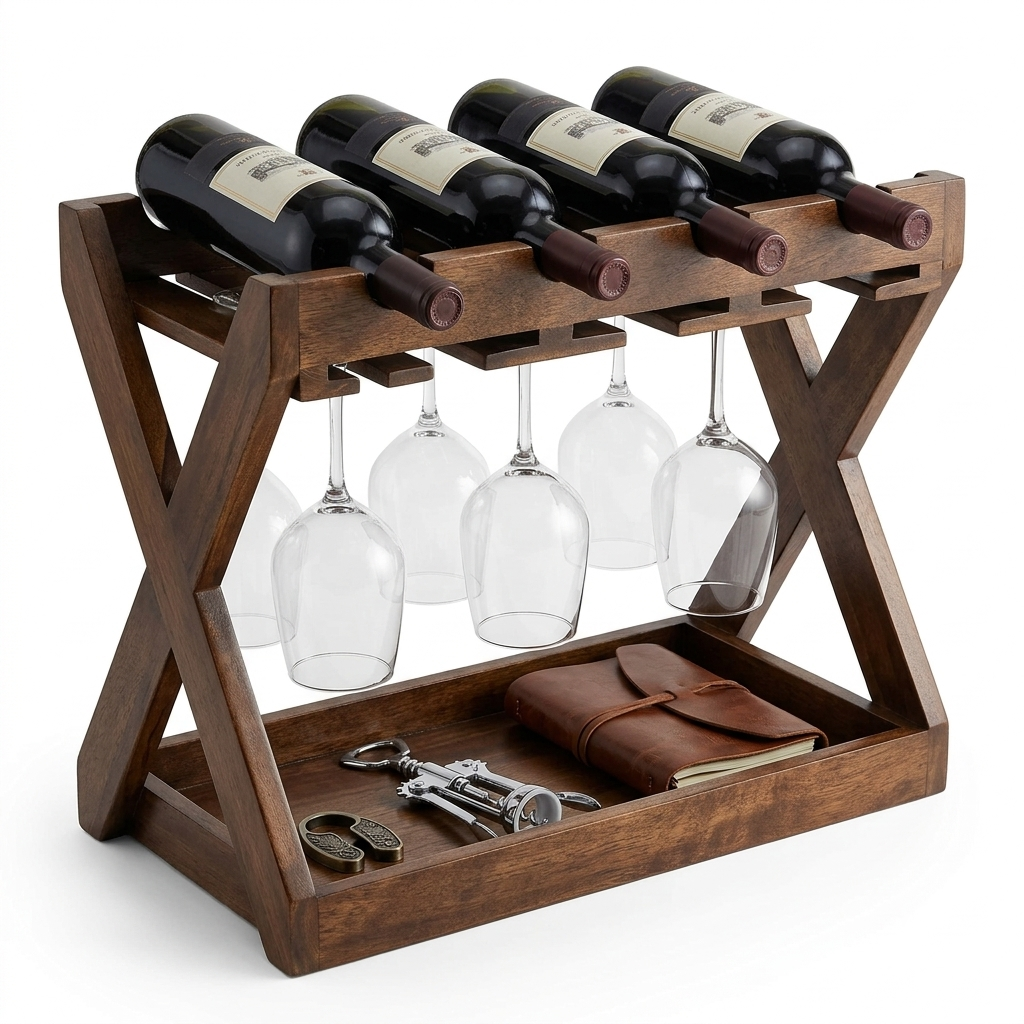 WINE BOTTLE RACK SMALL 21X10X16 AM/MARA-C