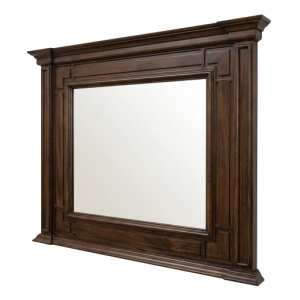 MIRROR FRAME LOTUS 50.75X37.25MH/L.OAK C