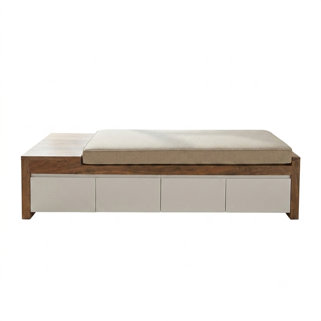 BLOOM Divan with 4 Show-Drawers