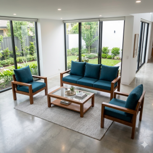SOFA VEGA 3SEATER MH-TEAK COL