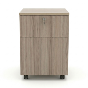 MOBILE PEDESTAL LILY 2DRW 480X490X630 MELAMINE