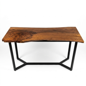 single plank kumbuk top dining table