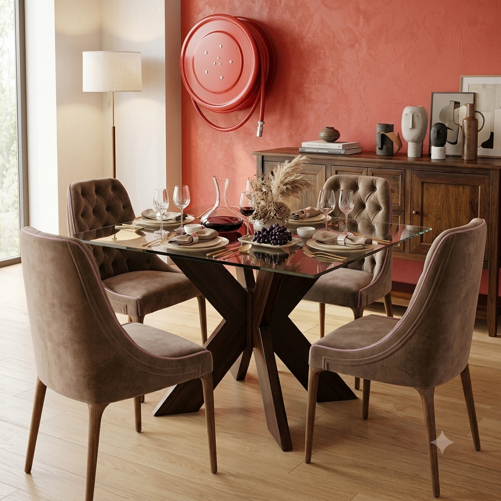 DINING TABLE VITTORIA CL.GT42x42MH/MARAC