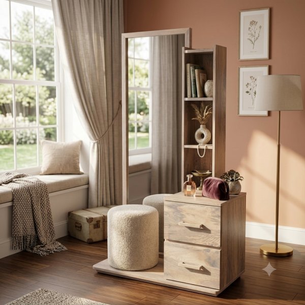 Living Room Furniture DRESSING TABLE CHAPLIN wooden Furniture Sri Lanka