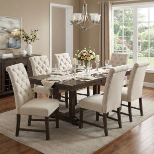 Dining Room Furniture DINING CHAIR SAVOY(back button)MH/MARA C Wooden Furniture Sri Lanka