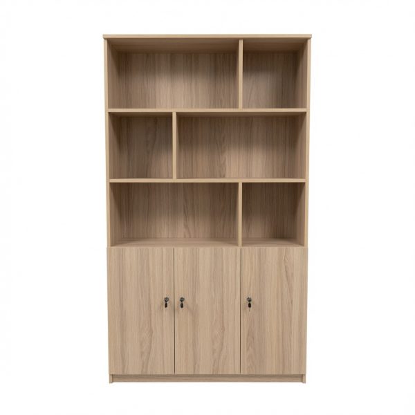 Office Room Furniture CUPBOARD FILING LILY 1200x380x1980 MELAMINE Wooden Furniture Sri Lanka