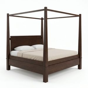 Bedroom Furniture BED LORA - FOUR POSTER wooden Furniture Sri Lanka