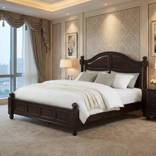 Bedroom Furniture BED Lotus wooden Furniture Sri Lanka
